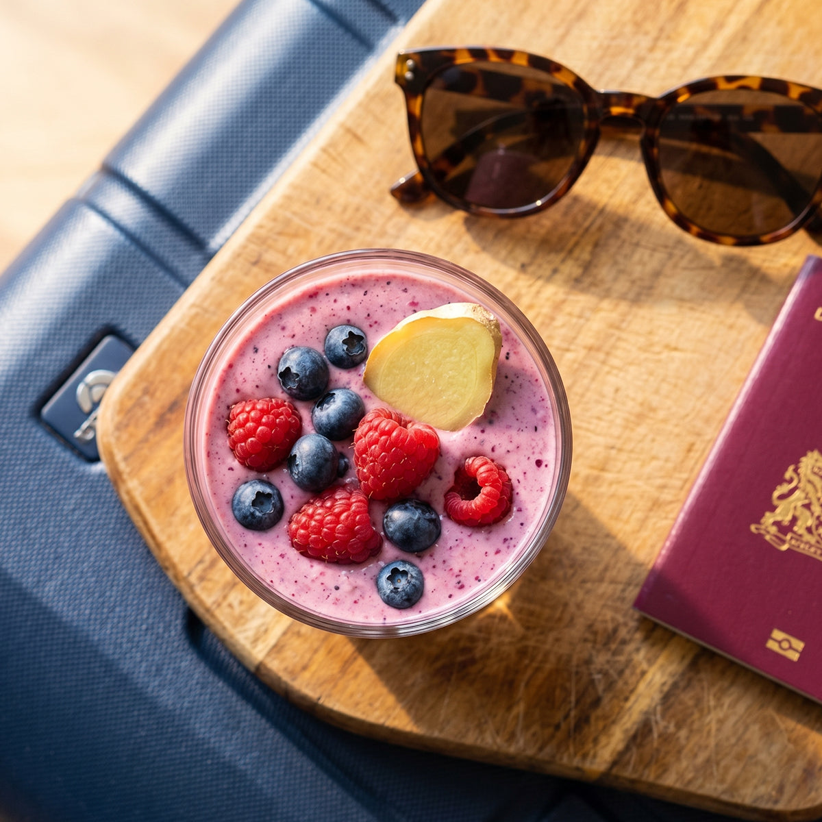 RECEPT: Reisvoorbereidings Smoothie met Kefir, Gember en Honing