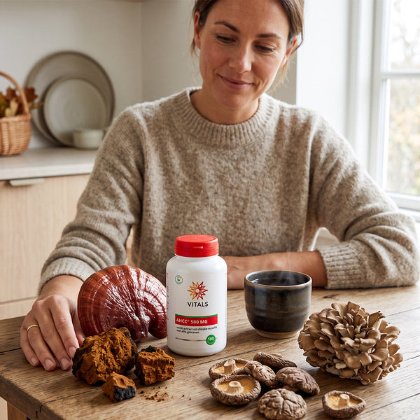 Medicinale paddenstoelen voor weerstand: AHCC, Reishi, Chaga en de andere klassiekers