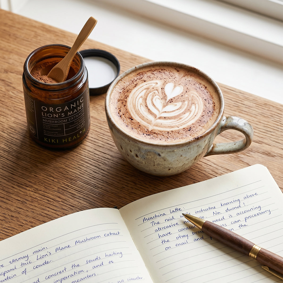 RECEPT: Lion's Mane Mocha, Brein-focus Koffie voor Kenniswerkers