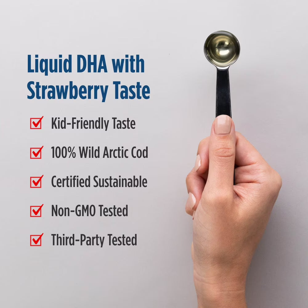 Children's DHA Strawberry - Kinderen DHA Aardbei - 473ml