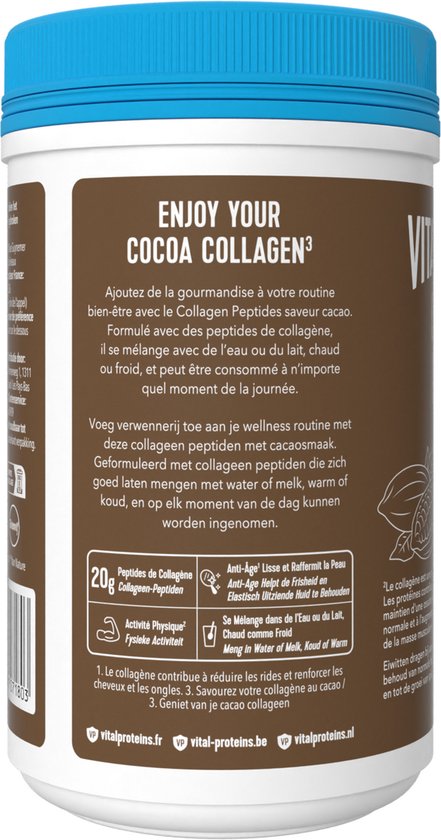 Collageenpeptiden – Cacaosmaak – 297 g