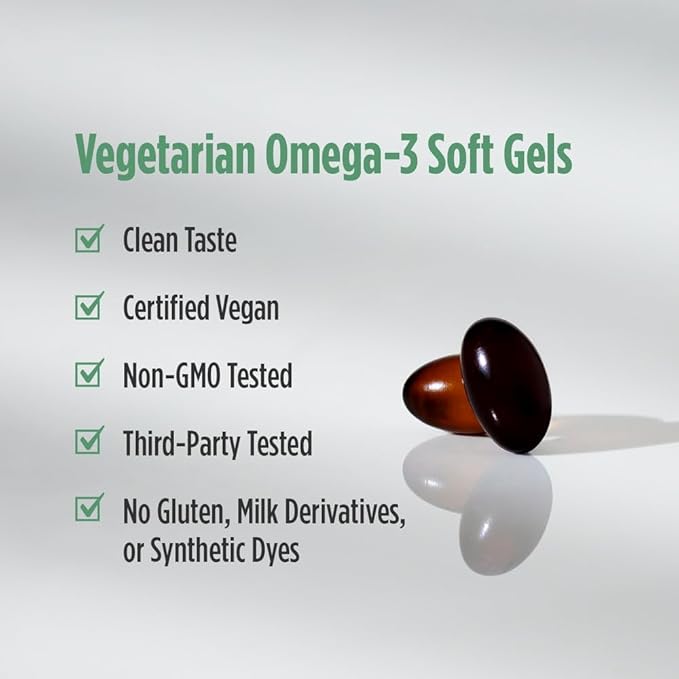 Algae Omega 715 mg — 120 Softgels