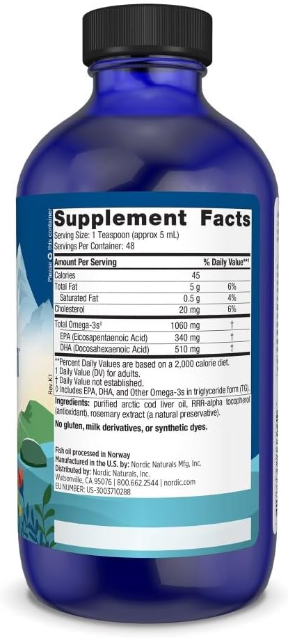 Arctic Cod Liver Natural - 237ml