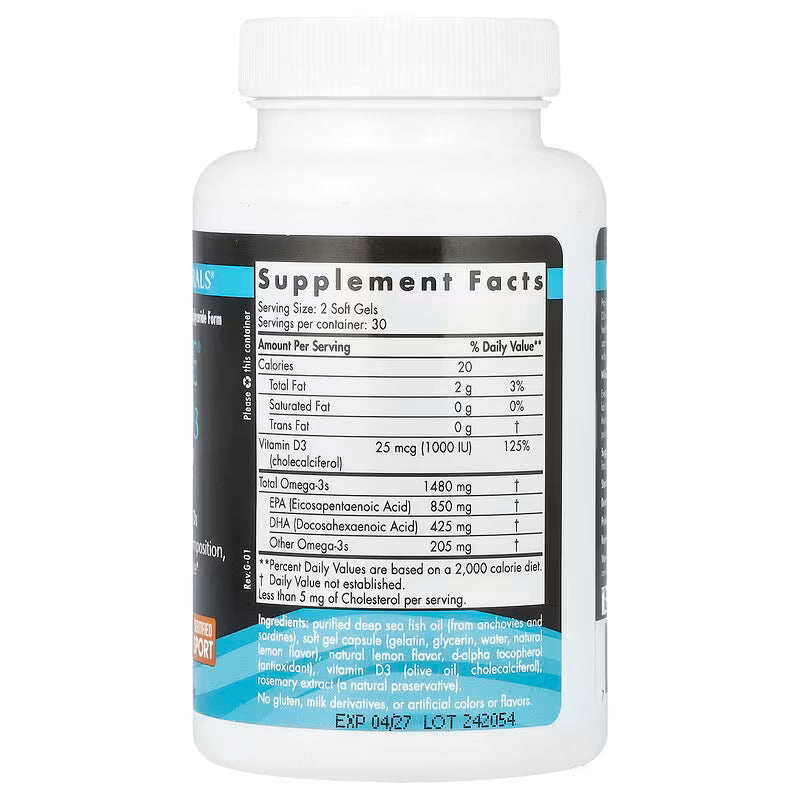 Ultimate Omega-D3 Sport — 60 Softgels