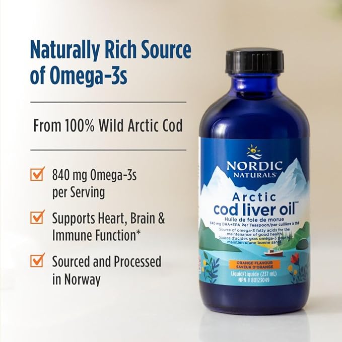 Arctic Cod Liver Oil Orange — 237 ml