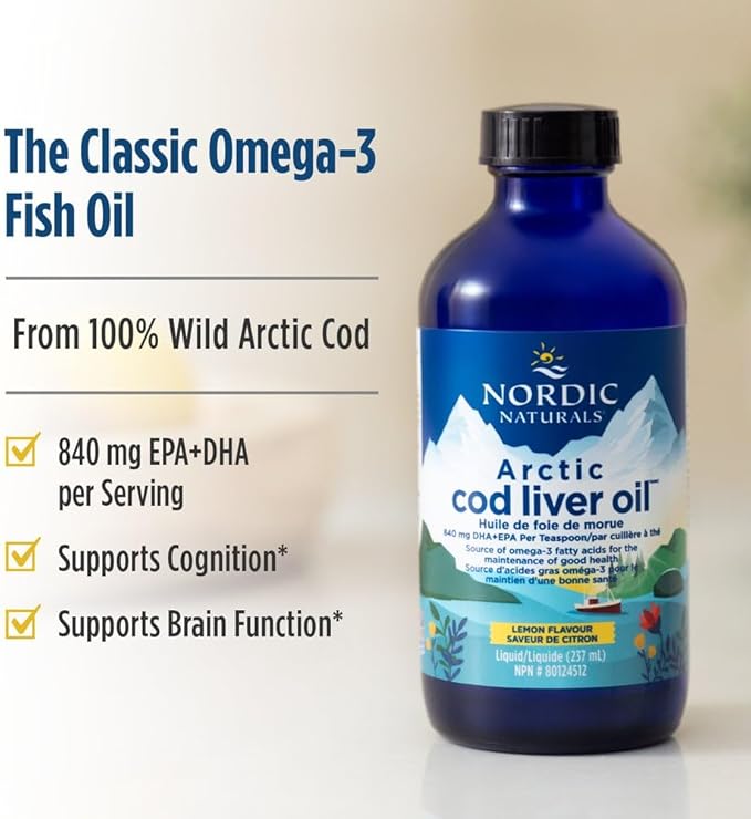 Arctic Cod Liver Oil Lemon - 237ml