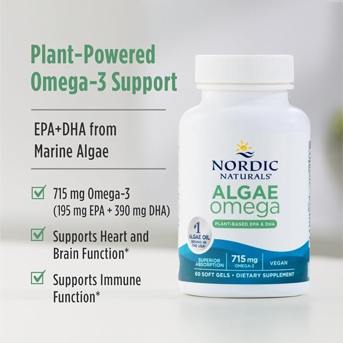 Algae Omega 715 mg — 120 Softgels