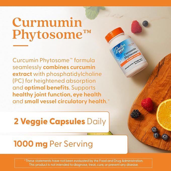 Curcumin Phytosome with Meriva® – 180 vcaps
