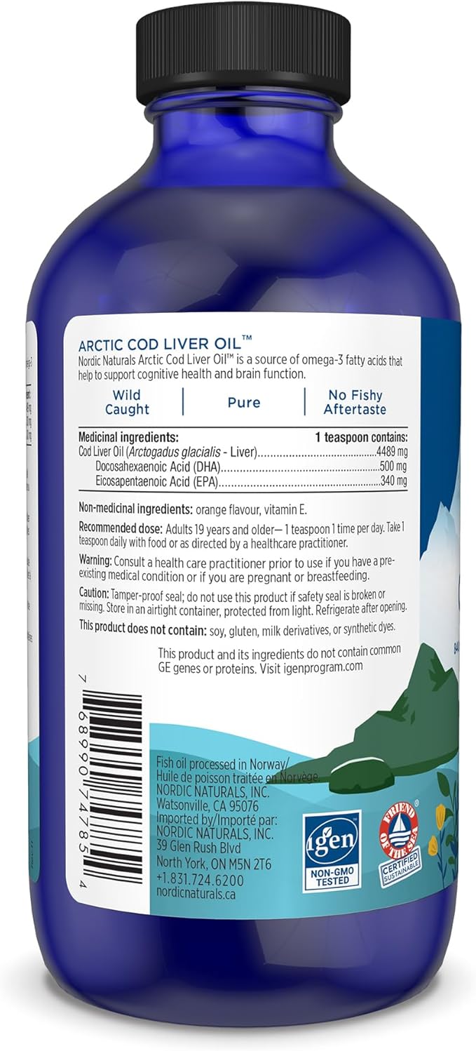 Arctic Cod Liver Oil Orange — 237 ml