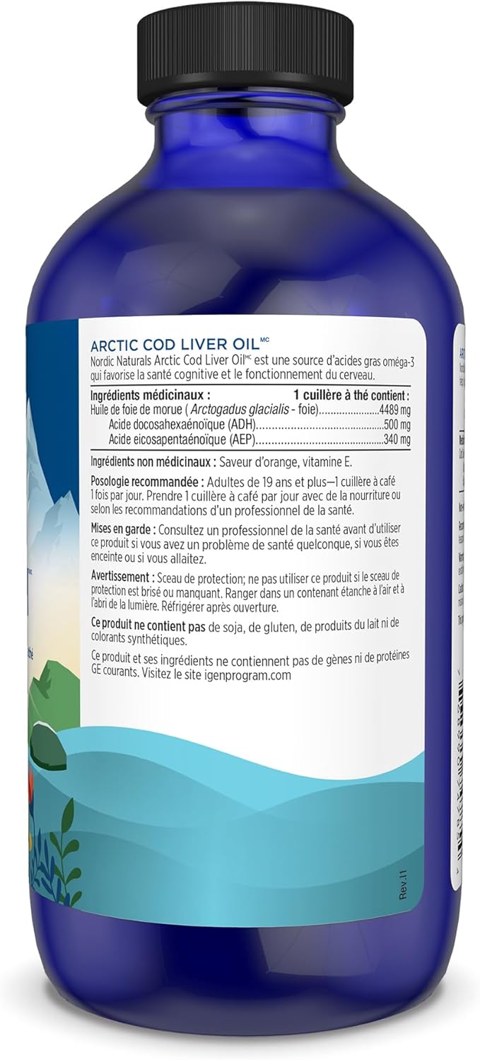 Arctic Cod Liver Oil Orange — 237 ml