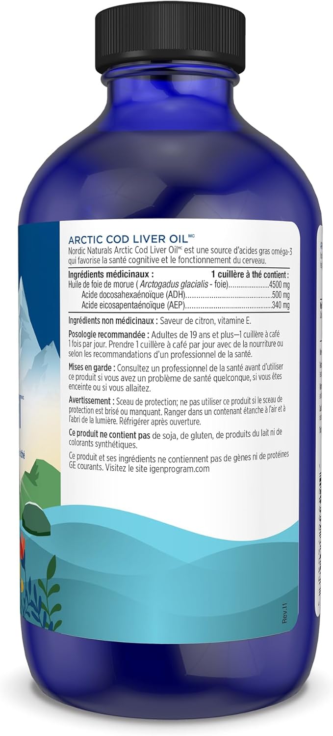 Arctic Cod Liver Oil Lemon - 237ml