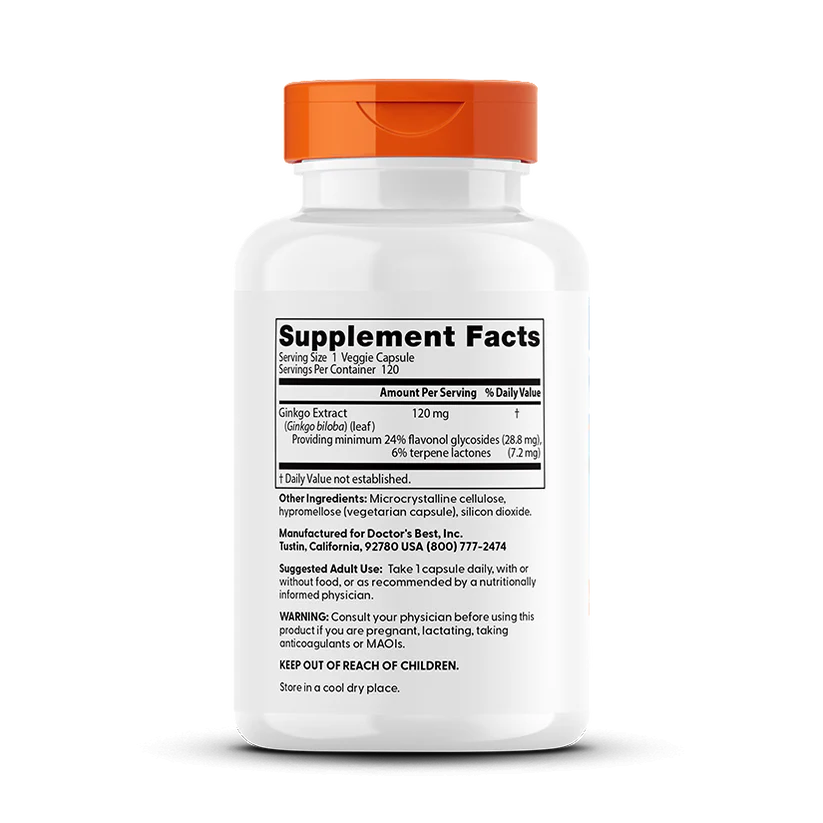 Extra Strength Ginkgo – 120 vcaps