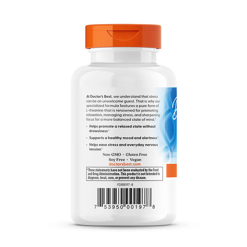 Doctor’s Best L-Theanine – Suntheanine® – 150 mg – 90 vegetarian capsules