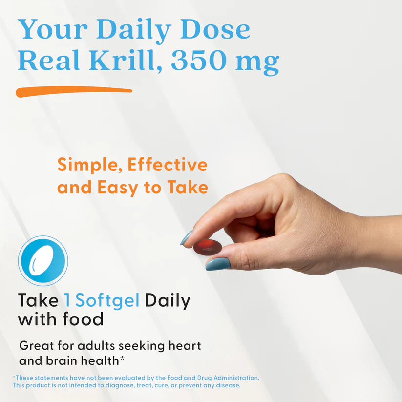 Real Krill 350 mg – 60 softgels