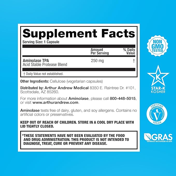 Arthur Andrew Aminolase TPA® – 4×90 capsules voordeelpakket