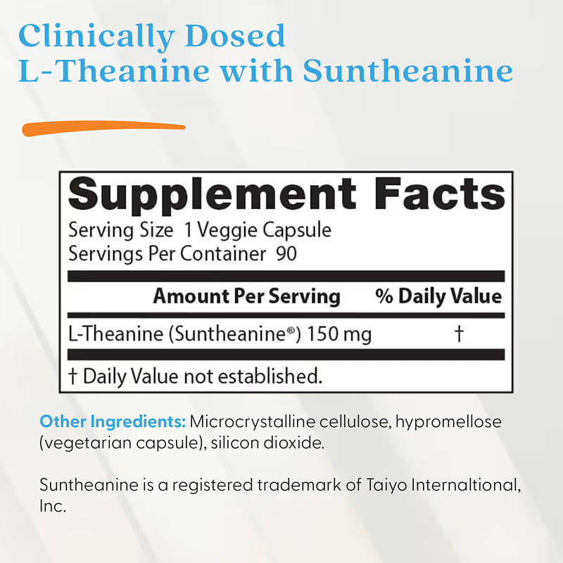 L-Theanine — Suntheanine® 150 mg — 90 V-Caps