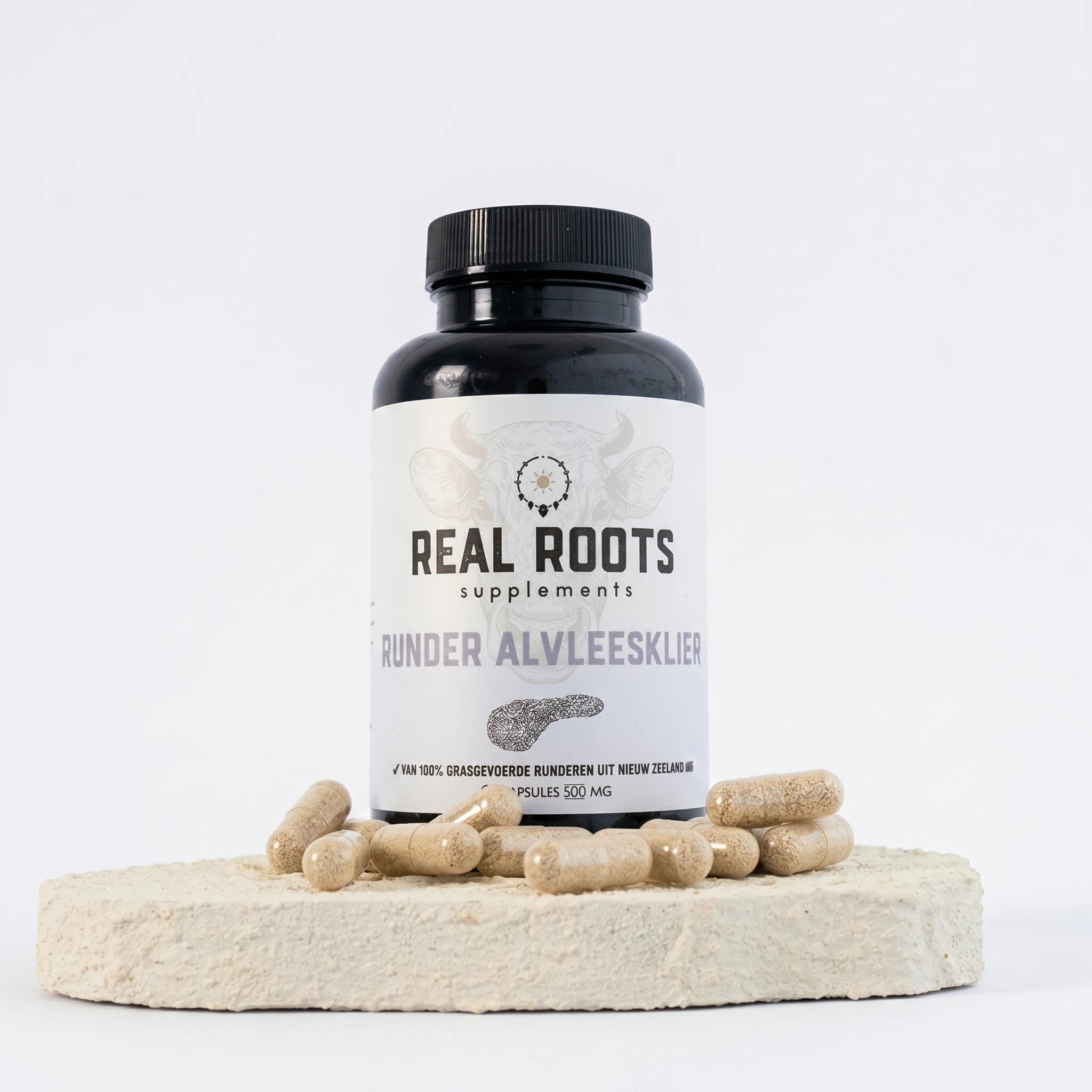 Runder Alvleesklier — Gevriesdroogd — 90 Capsules a 500mg