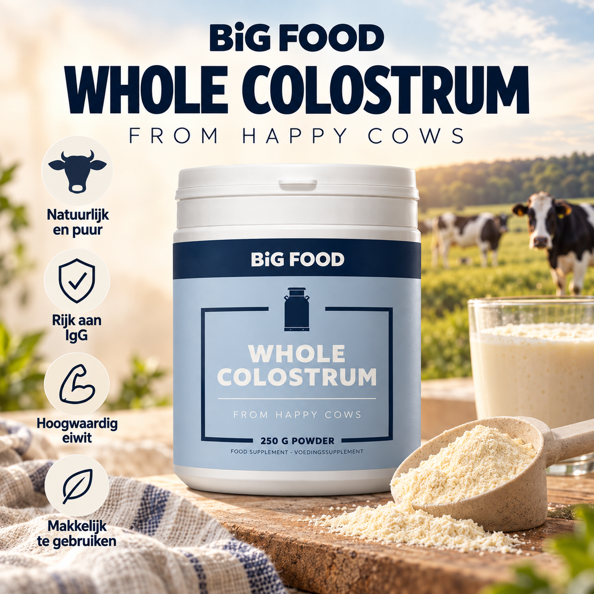 Whole Colostrum Powder – 250 g