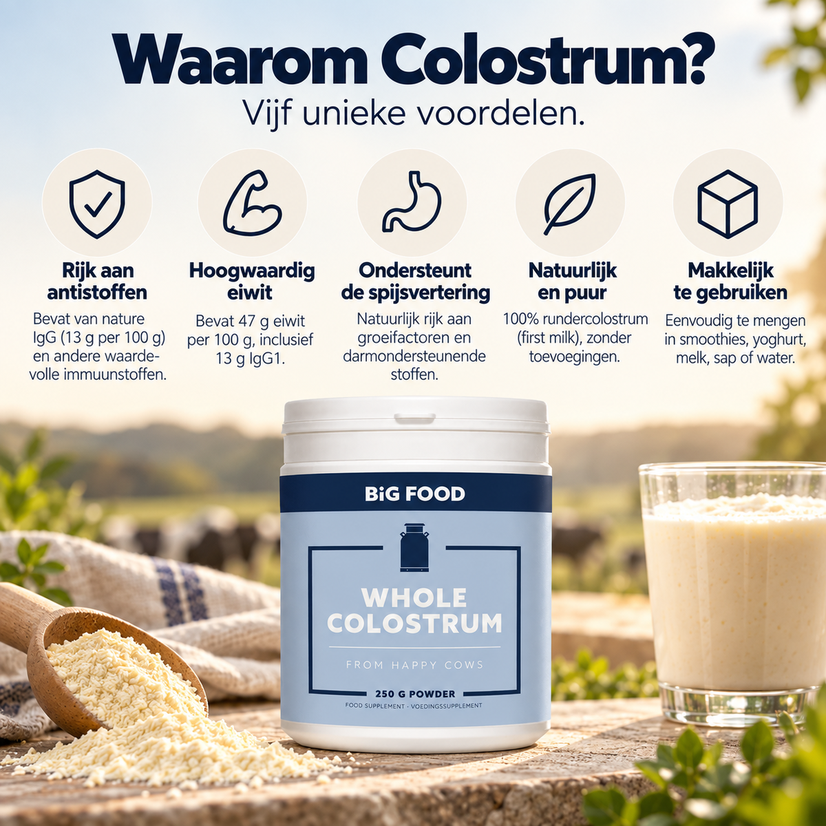 Whole Colostrum Powder – 250 g