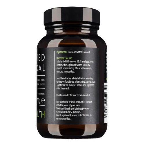 Activated Charcoal Powder – From Coconut Shells – 70 g
