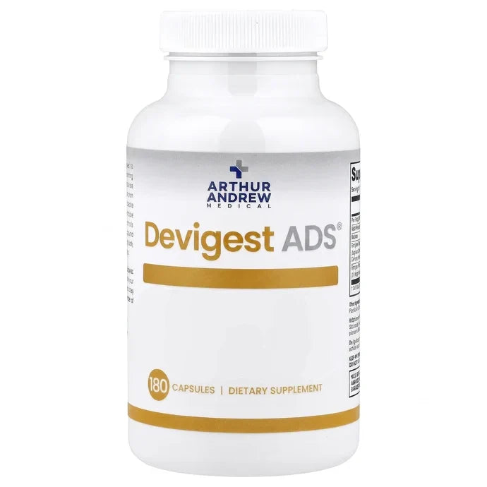 Vezels & enzymen – Psyllium Husk Puur & Bio 400 g + Devigest ADS® 180 capsules – Combinatie