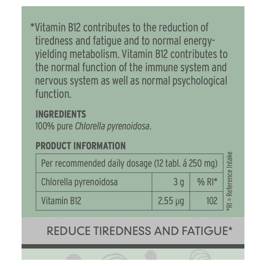 Plantforce Clean Chlorella – voordeelpakket 3 potten van 500 tabletten