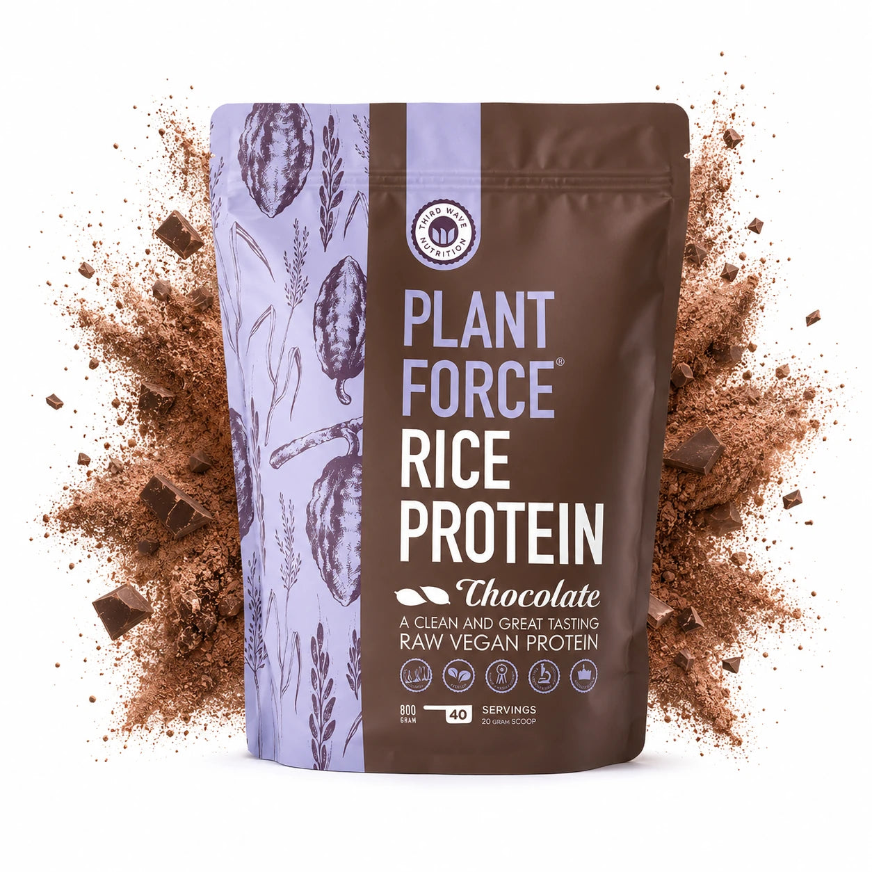 Rice Protein Chocolate - 40 servings