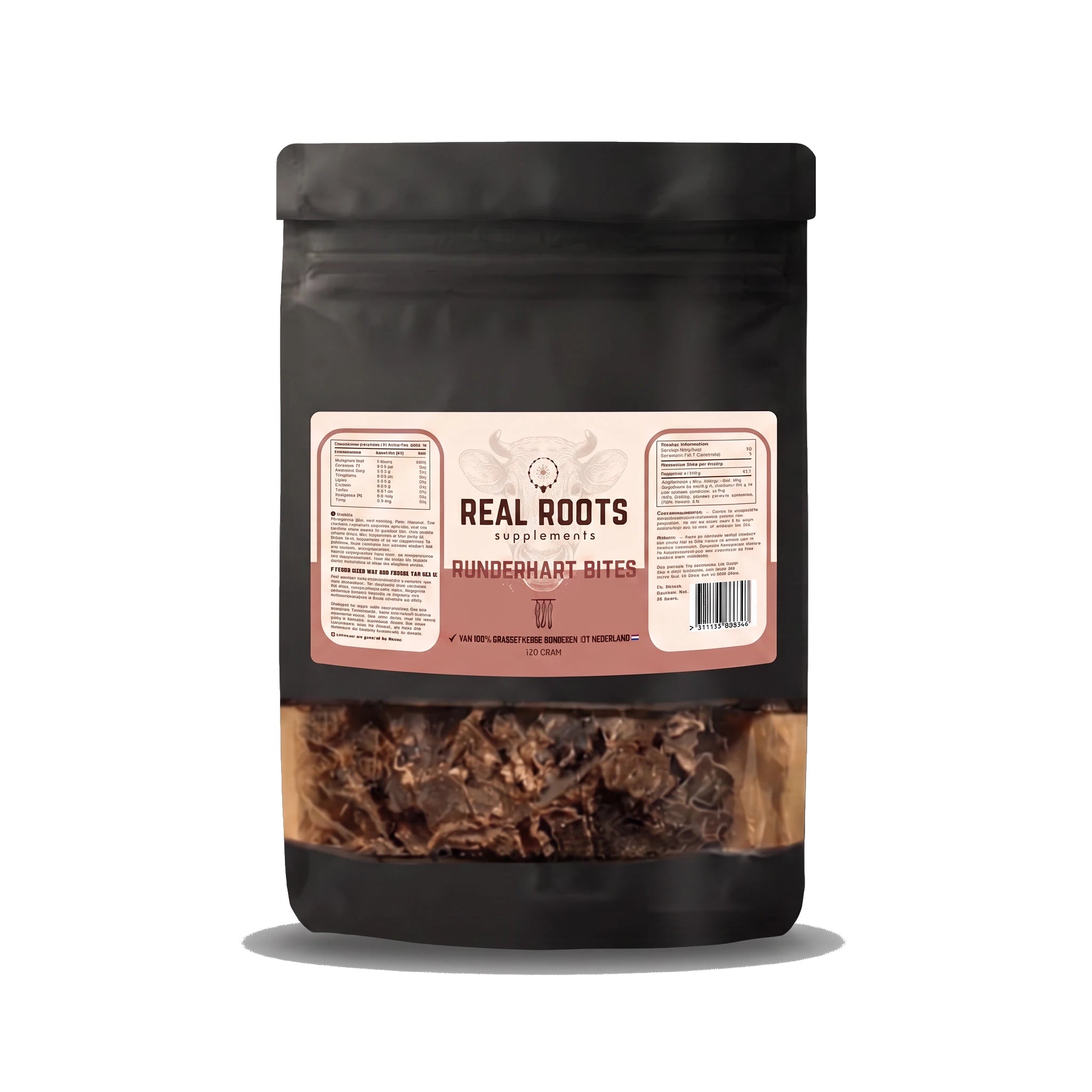 Runderhart Bites – Grasgevoerd Rundvlees – 150 g