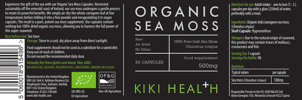 Organic Irish Sea Moss - 3x90 Vegicaps - Aanbieding