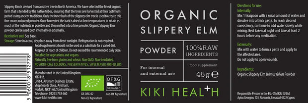 Slippery Elm Powder Bio - 3x45 gram - Aanbieding