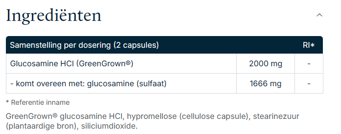 Glucosamine 1000 - 90 vcaps