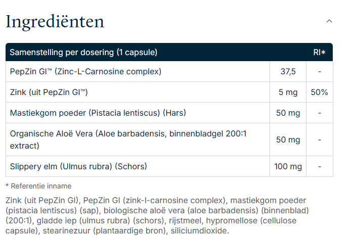 Gastro Comfort met PepZin GI™ — 60 Veg Capsules