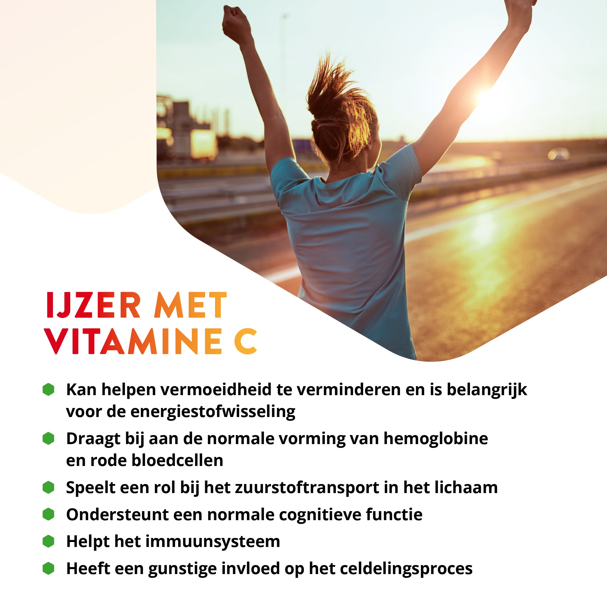 IJzer 25 mg – IJzerbisglycinaat Ferrochel® met Vitamine C – 100 V-Caps