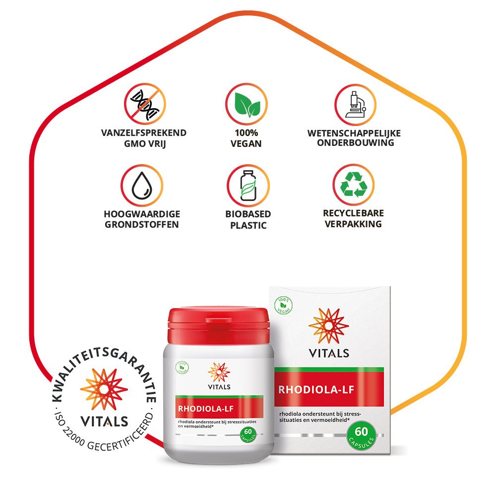 Rhodiola-LF – Rhodiolife® extract – 60 Vegan Caps