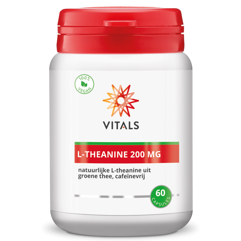 L-Theanine 200 mg – uit groene thee – 60 Vegan Caps