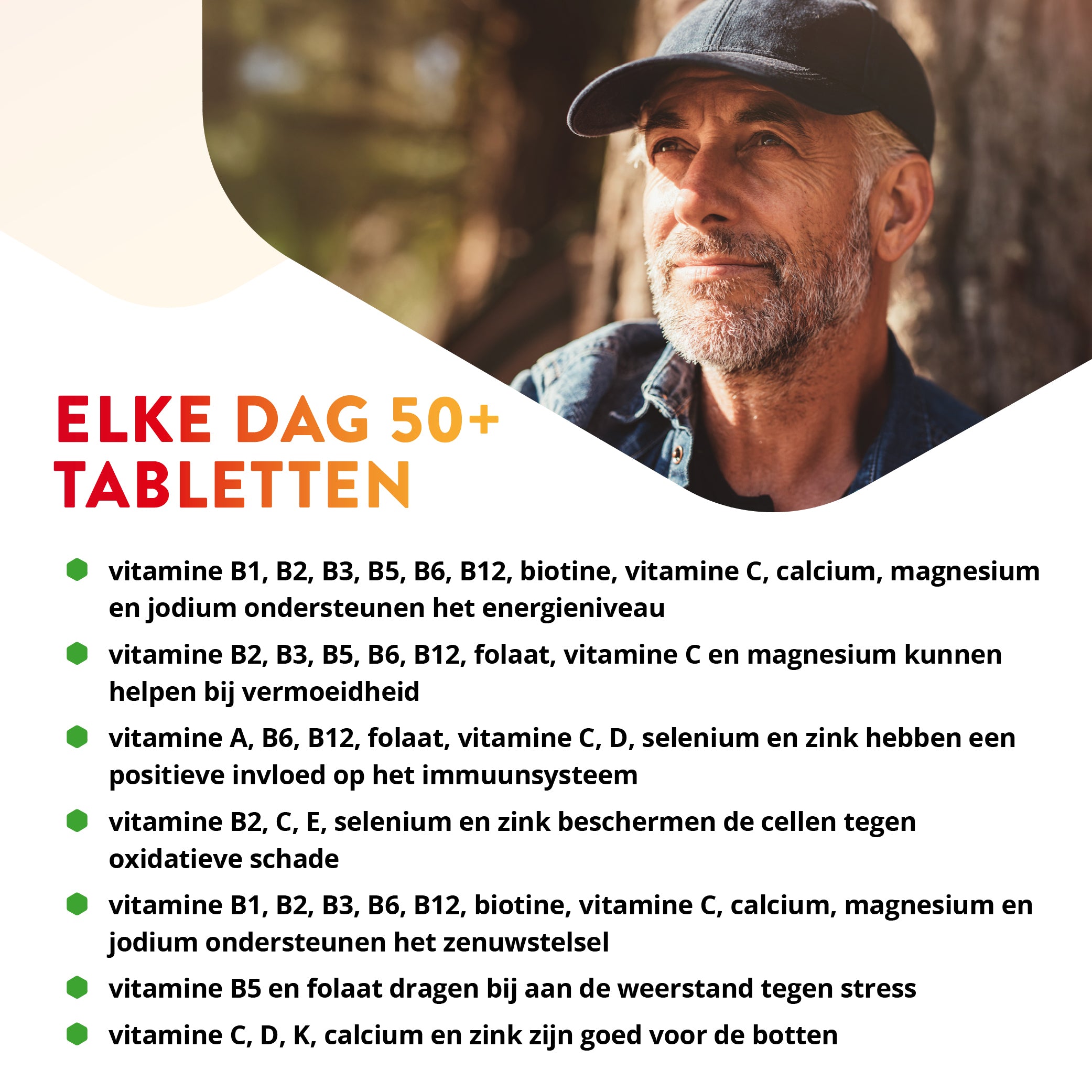 Vitals - Every Day 50+ Tablets - renewed - 60 Tablets