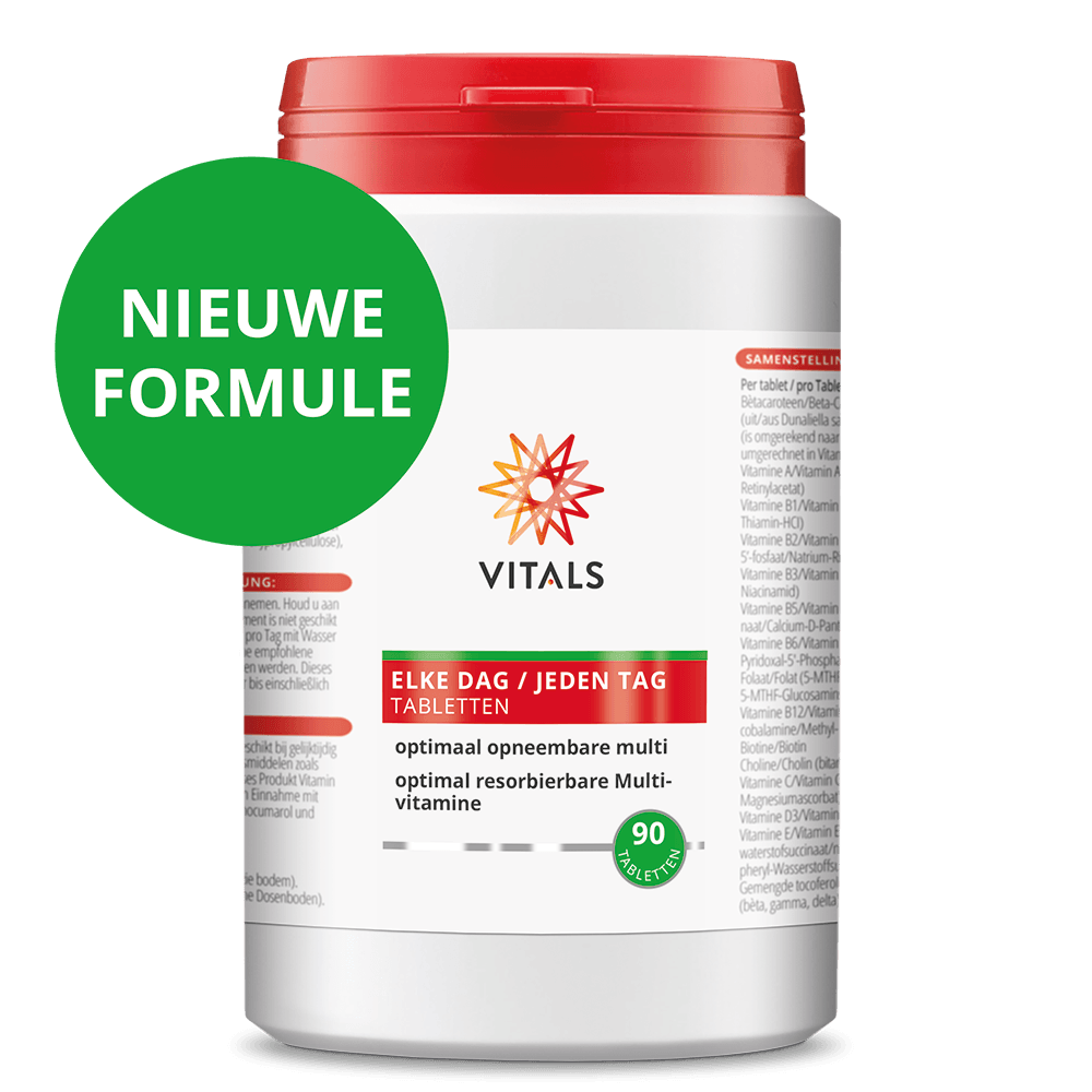 Vitals - Every Day - 90 Tablets - Improved formula