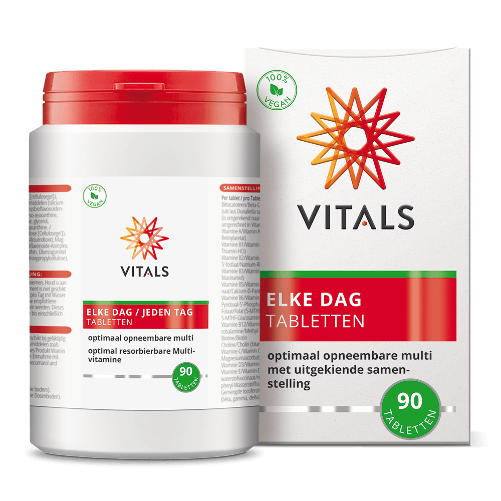 Vitals - Every Day - 90 Tablets - Improved formula