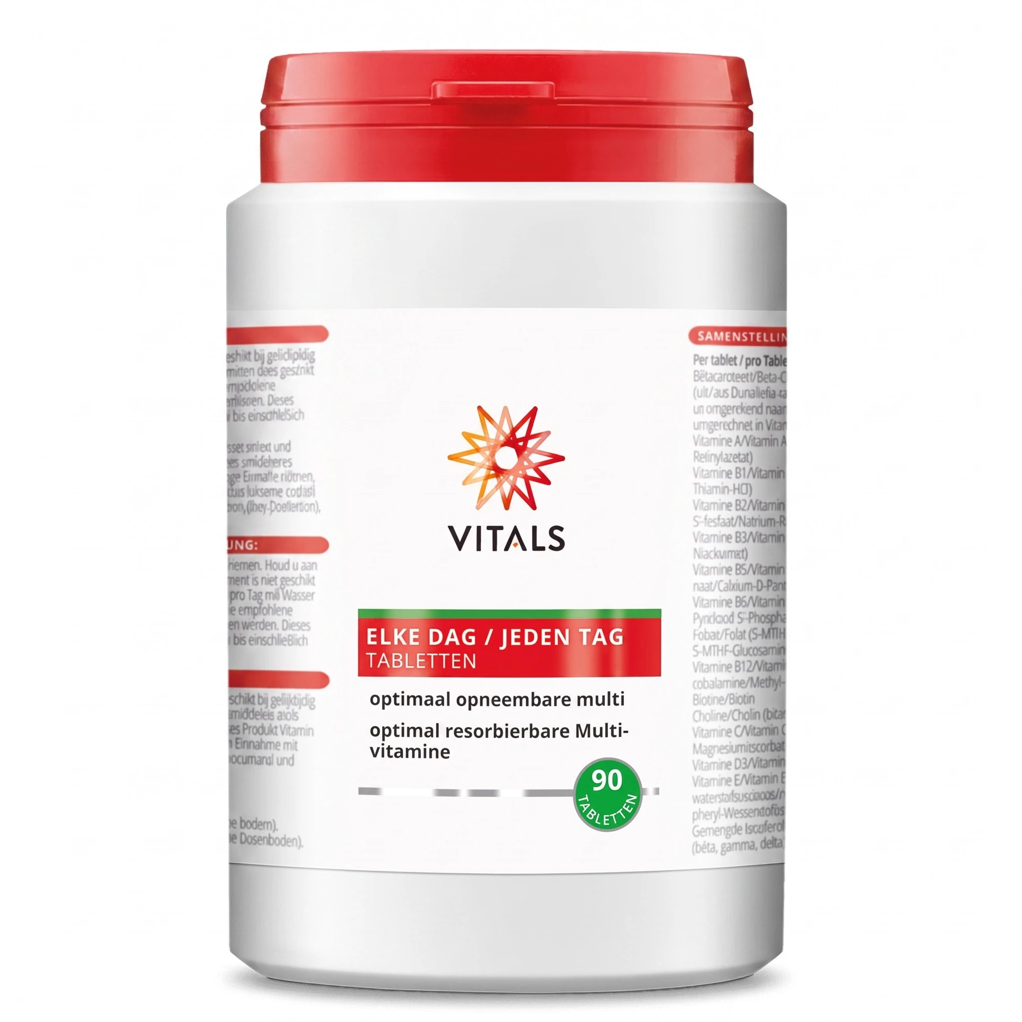 Vitals - Elke Dag - 90 Tabletten - Verbeterde formule