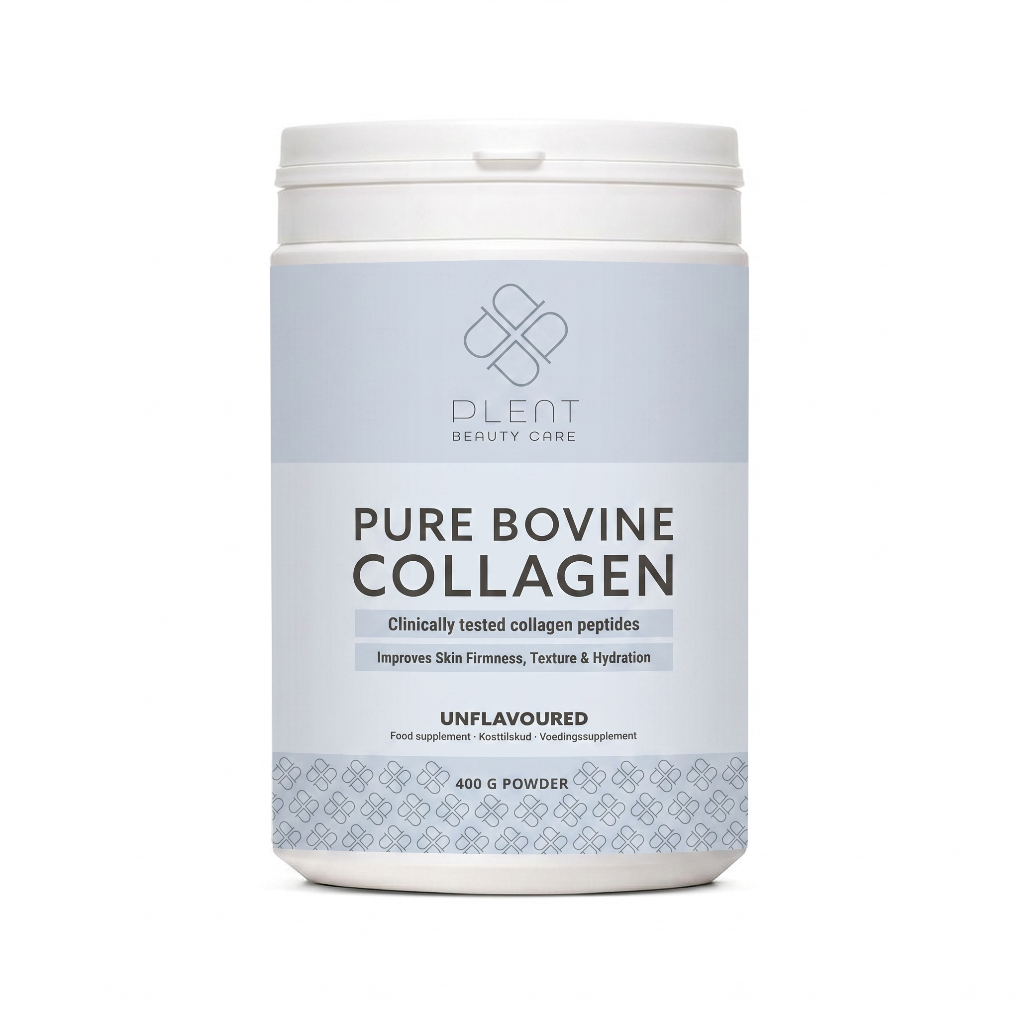 Plent Pure Bovine Collagen – Rundercollageen Peptiden – 400 g