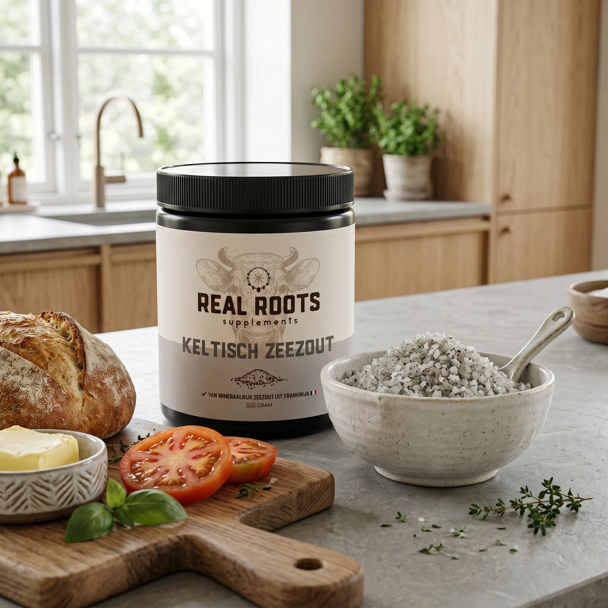 Keltisch Zeezout — Ongeraffineerd — 500 Gram