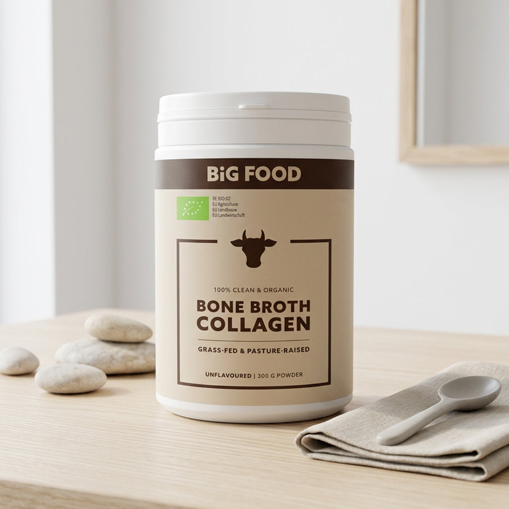 Bone Broth Grass-Fed & Organic - 4x300g - 3+1 Gratis Aanbieding - Big Food