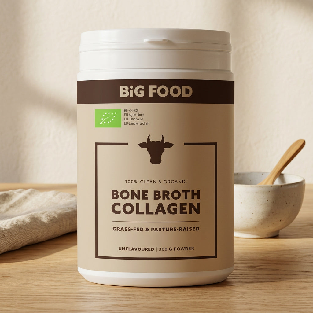 Bone Broth Grass-Fed & Organic - 4x300g - 3+1 Gratis Aanbieding - Big Food