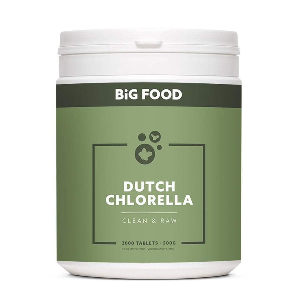 Big Food - Chlorella-Spirulina Raw & Organic - 3x500g - Aanbieding
