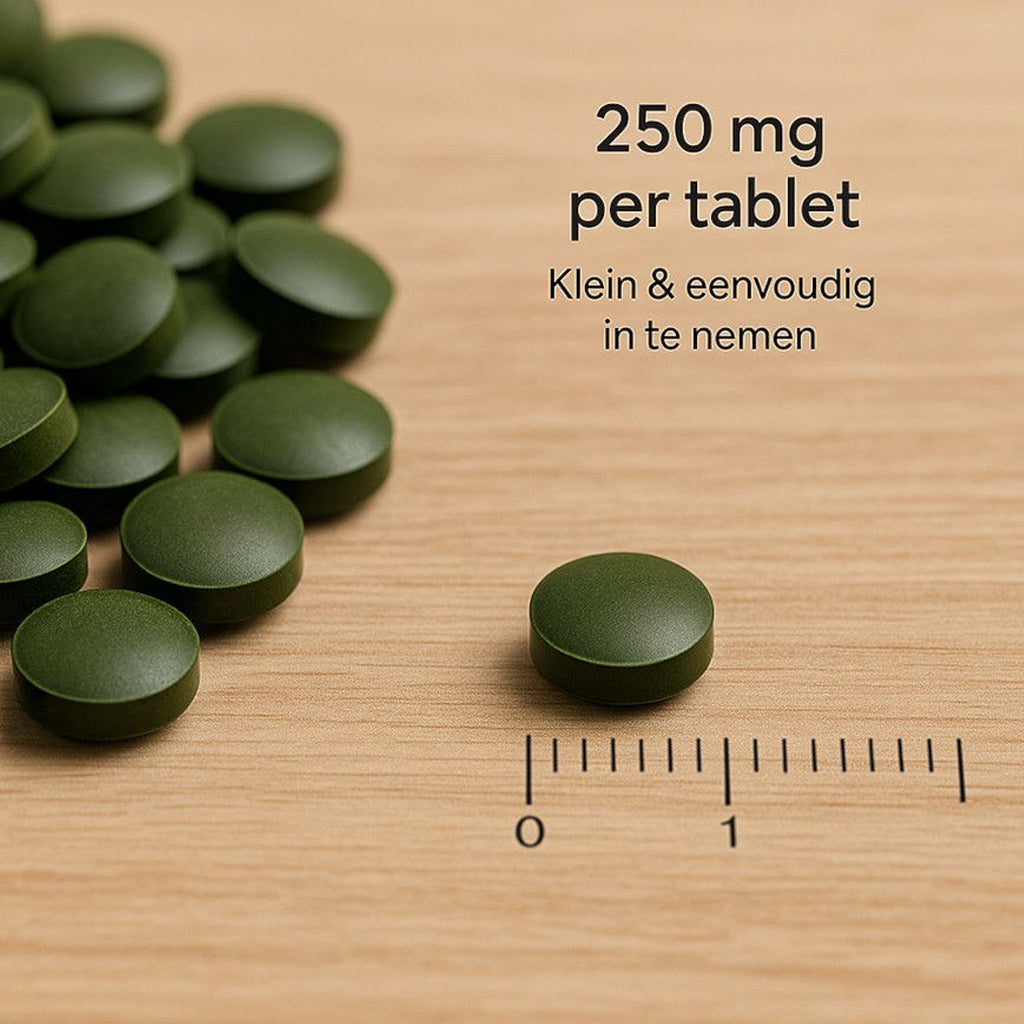 Big Food - Chlorella+Spirulina Raw & Organic - 4x500g - 3+1 Gratis Aanbieding