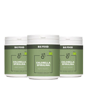 Big Food - Chlorella-Spirulina Raw & Organic - 3x500g - Aanbieding