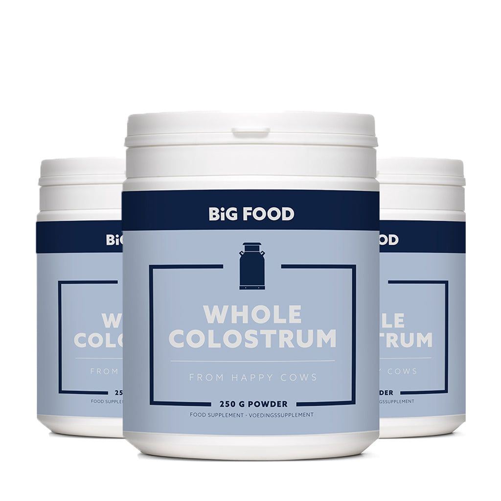 Big Food- Whole Colostrum - 3x250g - Aanbieding