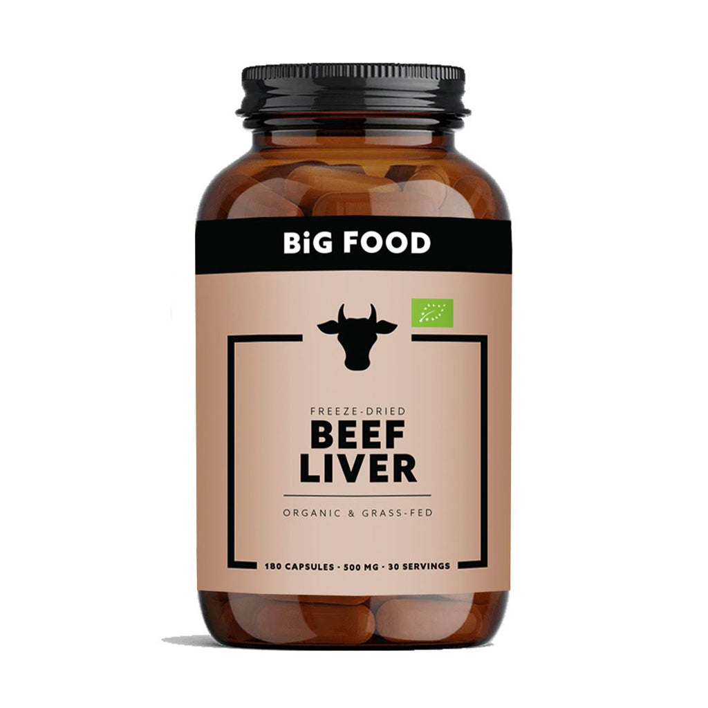 Big Food - Beef Liver Organic & Grass-Fed - 180 Caps