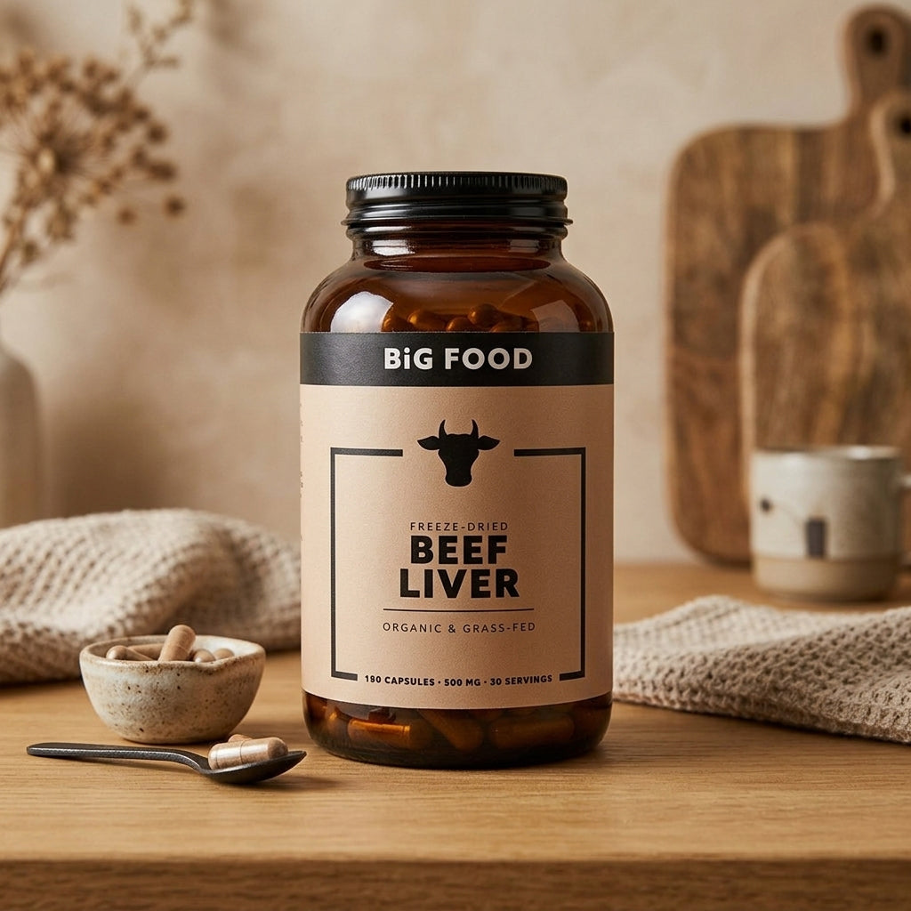 Big Food - Beef Liver Organic & Grass-Fed - 180 Caps
