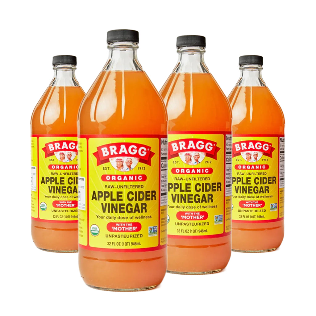 Bragg - Biologische Appelazijn - 4x946 ml - Aanbieding